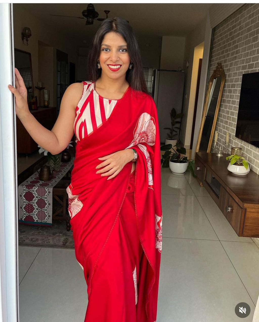 Classic Red Designer Saree | Soft Fabric Festive & Wedding Wear Saree