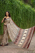 Premium Floral Printed Saree with Traditional Border | Festive & Casual Wear