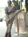 Trending AjarRakh Modal Silk Real Mirror Work Saree For Women |  Party & Funcation & Weeding Wear