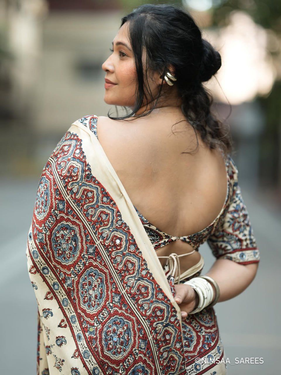 Trending AjarRakh Modal Silk Real Mirror Work Saree For Women |  Party & Funcation & Weeding Wear
